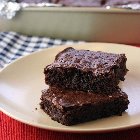 Secret ingredient brownies