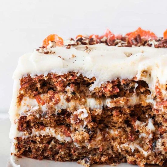 Super Soft and Moist Carrot Cake