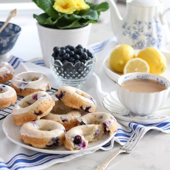 Baked Blueberry Lemon Donuts (GF)