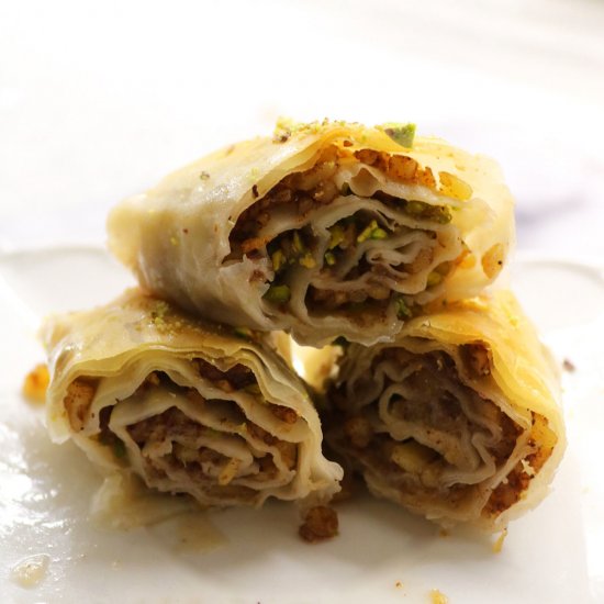 How to Make Baklava Rolls