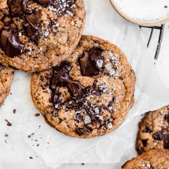 Vegan Chocolate Chunk Cookies