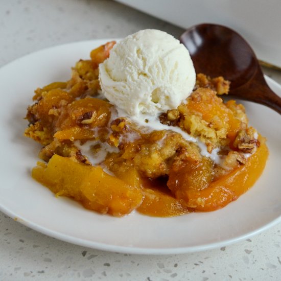 Peach Dump Cake