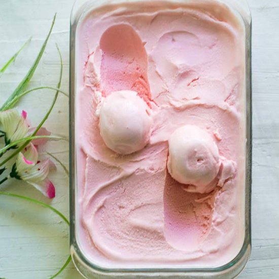 Super smooth Rooh Afza ice cream