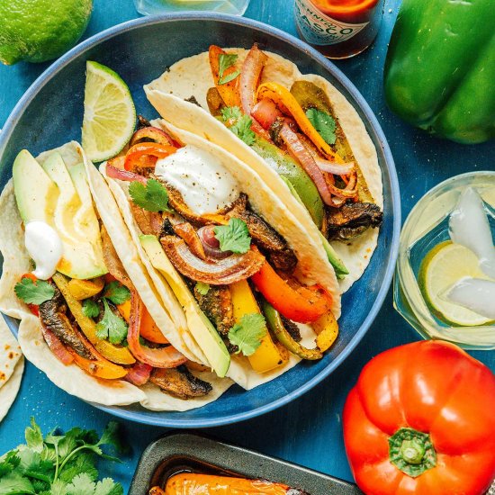 Vegetable Fajitas