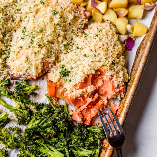 Salmon With Broccoli And Potatoes