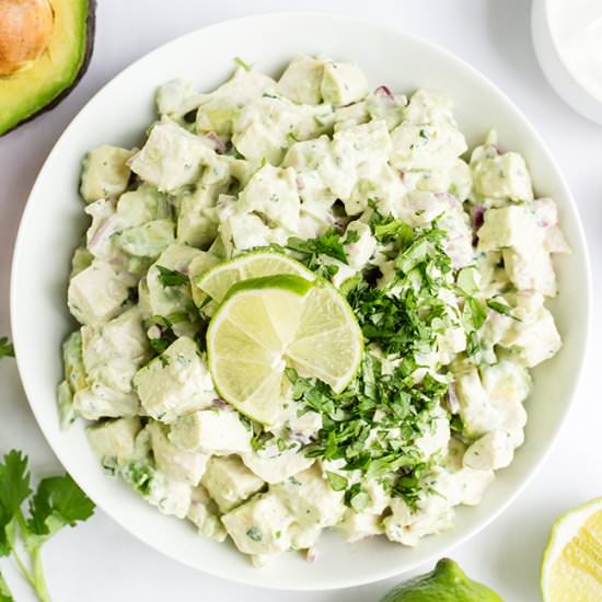 Tasty Avocado Chicken Salad