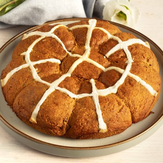 Vegan Gluten-free Hot Cross Buns/ye