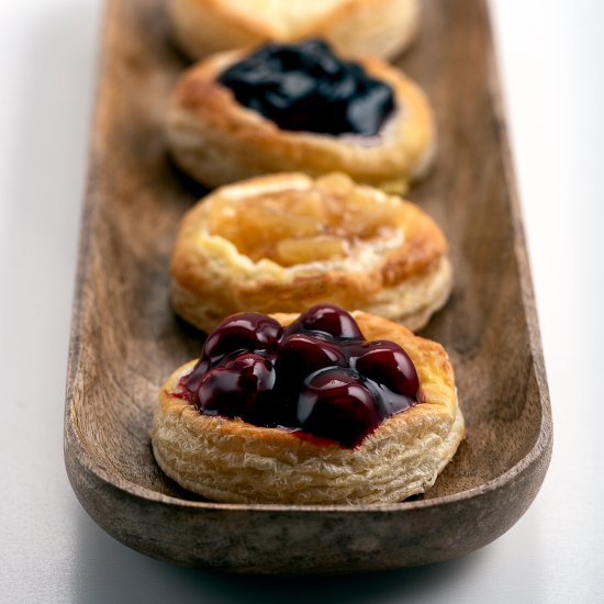 Cream Cheese & Fruit Danish Pastry