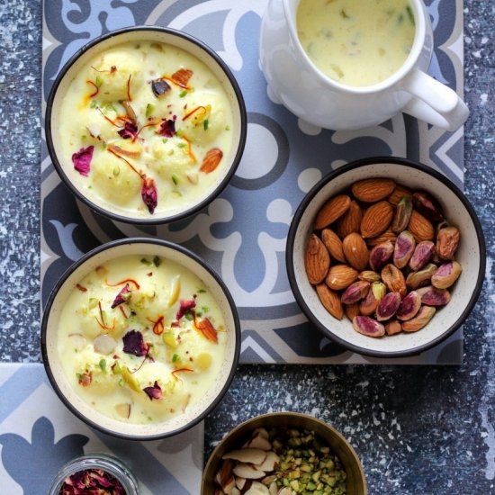 angoori rasmalai –