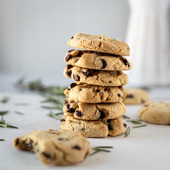 Rosemary Chocolate Chip Cookies