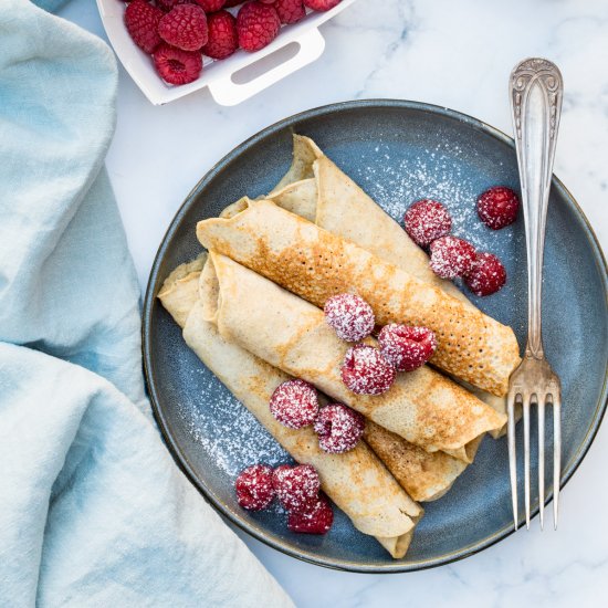 Gluten-Free Almond Flour Crêpes