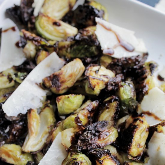 Balsamic Glaze Brussel Sprouts