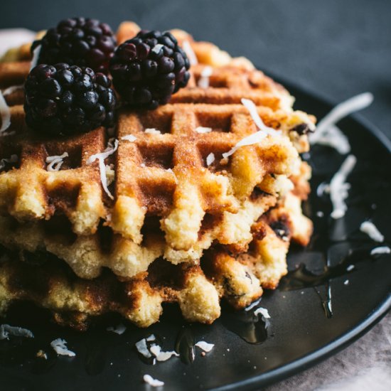 Low-Carb Coconut Waffles