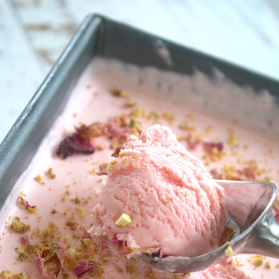 Rose Pistachio Ice Cream