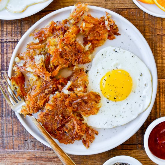 The Best Crispy Hash Browns