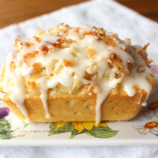 Mini  Coconut-Lemon Quick Bread