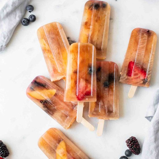 Lemon Sweet Tea Popsicles