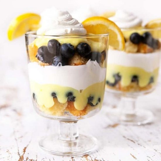 Lemon Blueberry Trifle