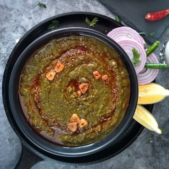 Kale Sarson Ka Saag