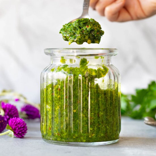 Chimichurri Sauce – Green Goodness