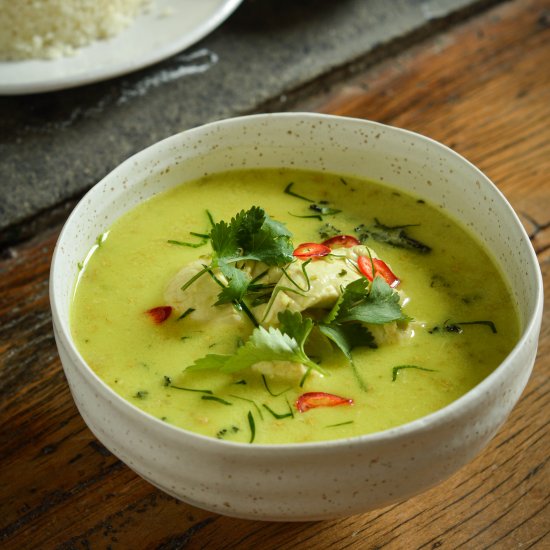 Thai green chicken curry