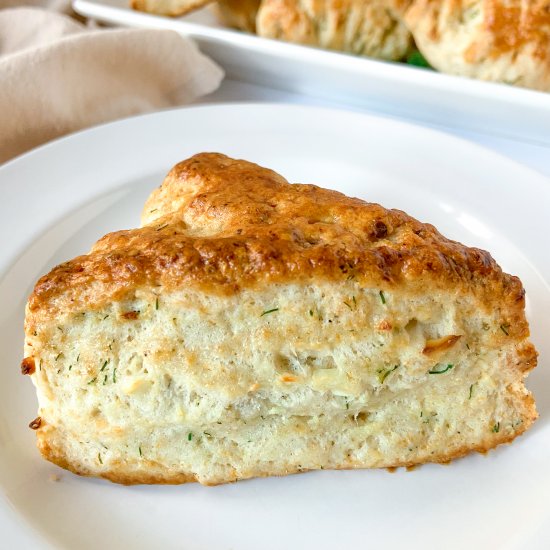 Dill Scones with Feta Cheese