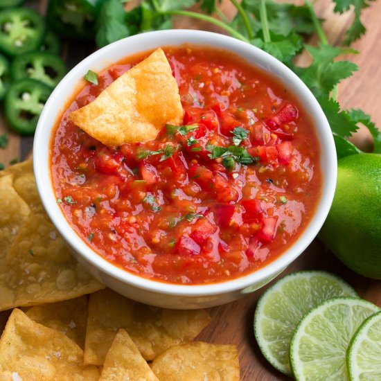 Roasted Cherry Tomato Salsa