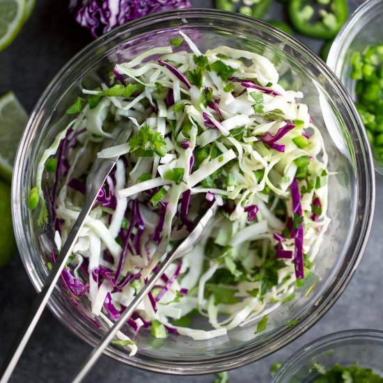 Cilantro Lime Slaw