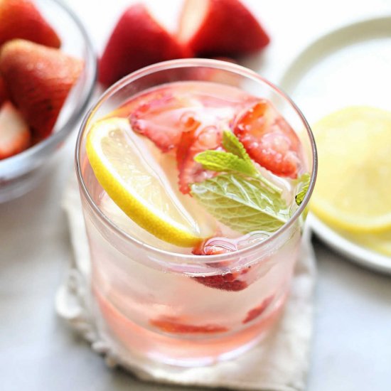 Strawberry Infused Detox Water