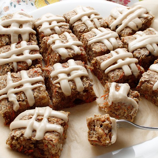 Carrot Cake Bars GF/V