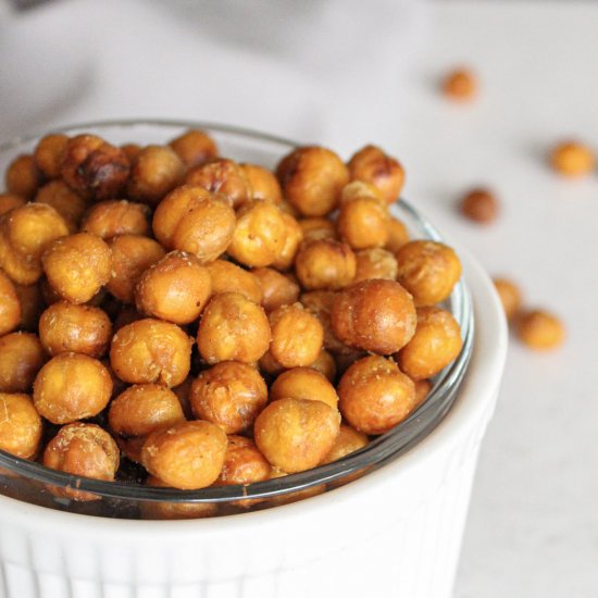 Crispy roasted chickpeas