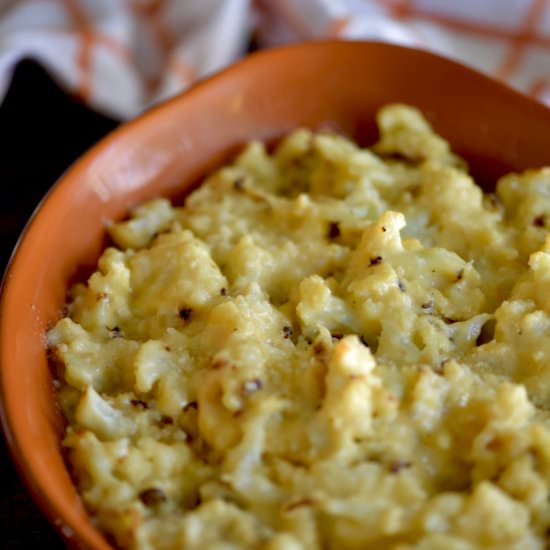 Cheesy Cauliflower Bake