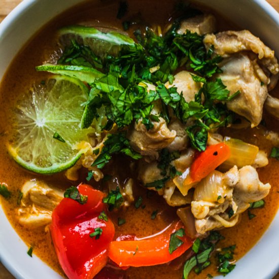 Thai Coconut & Red Curry Chicken