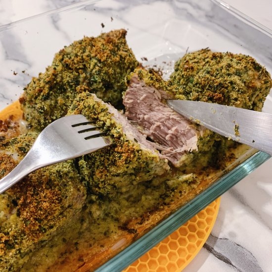 Herb Crusted Pork Tenderloin