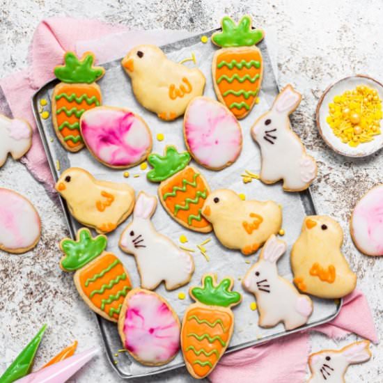 Vegan Easter Sugar Cookies