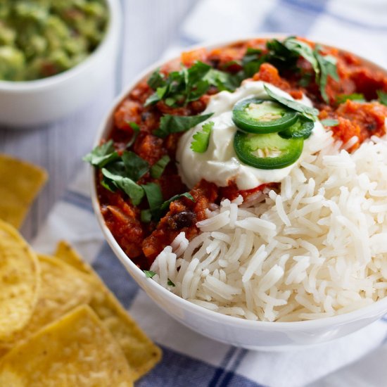 Vegan Sweet Potato Chilli