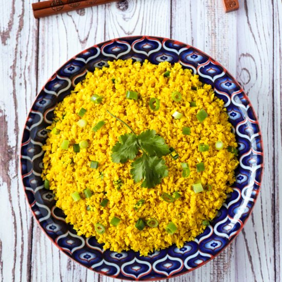 Turmeric Cauliflower Rice