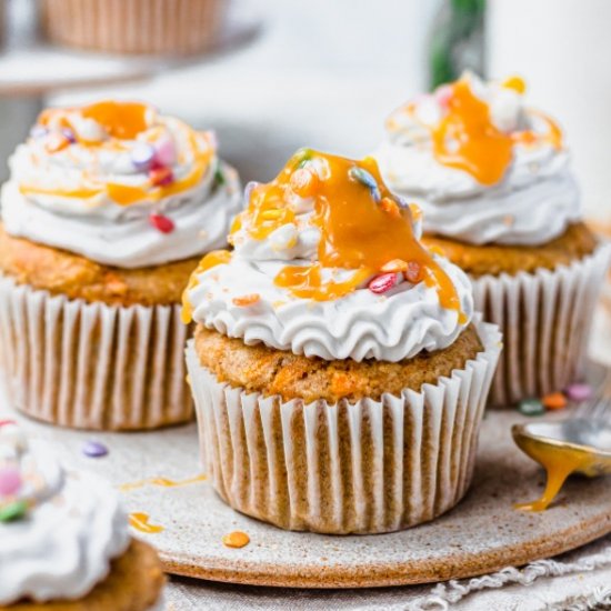 Vegan Carrot Cake Cupcakes