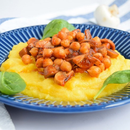 Creamy Polenta With Mushrooms