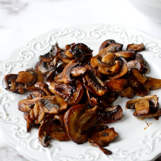 Balsamic caramelized mushrooms