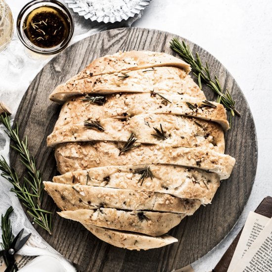 Asiago Rosemary Focaccia