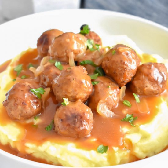 Salisbury Steak Meatballs