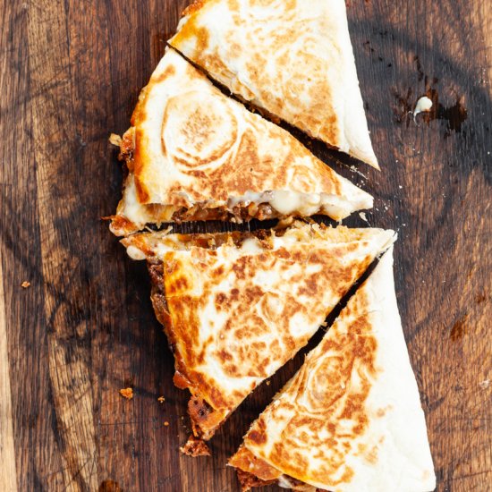 Caramelized Onion Quesadilla