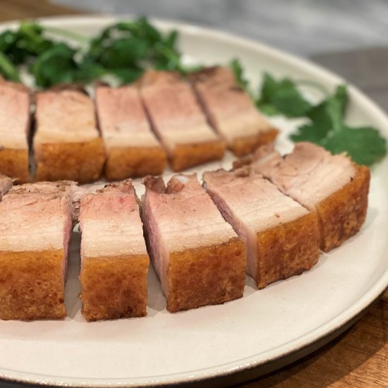 Air Fryer Crispy Pork Belly