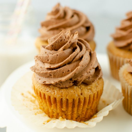 Peanut Butter Cupcakes