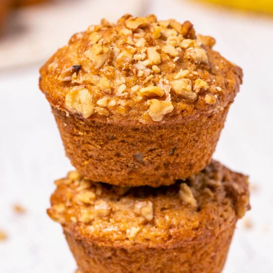 Vegan Banana Bread Muffins