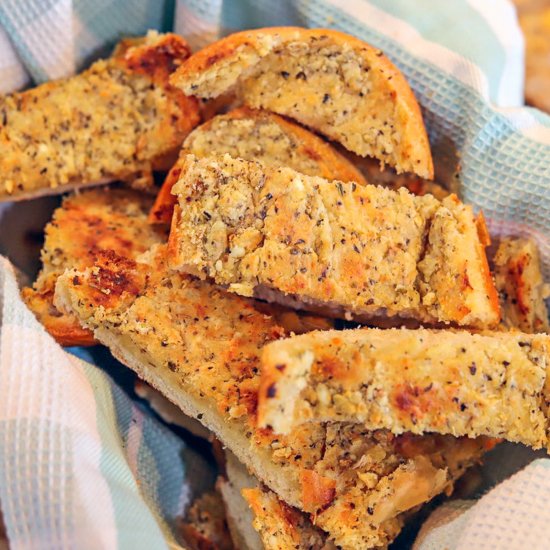 Cream Cheese Garlic Bread