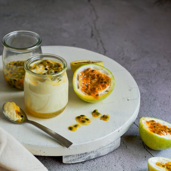 Passion fruit mousse