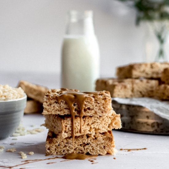 COOKIE BUTTER RICE KRISPIE’S TREATS