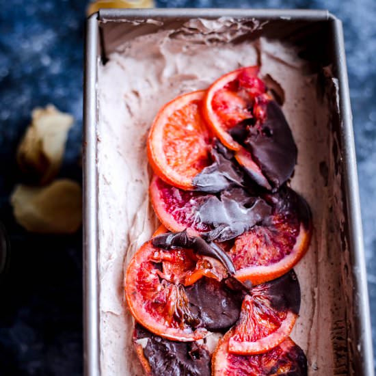 Blood Orange Ice Cream